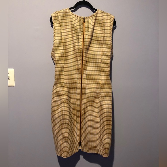 ⭕️ PRICE FIRM NEW Toccin Plus Size 22 Plaid Belted Sheath Dress - Picture 5 of 5